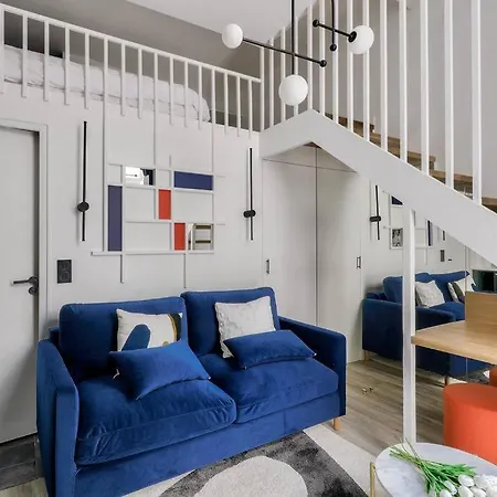 Appartamento Design In Le Marais Parigi